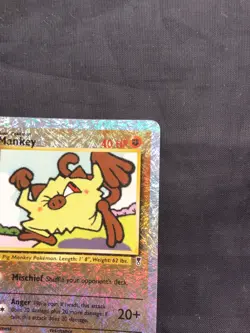 Pokemon Cards: Legendary Collection Reverse Holo: Mankey 81/110 - Image 4