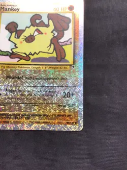 Pokemon Cards: Legendary Collection Reverse Holo: Mankey 81/110 - Image 5
