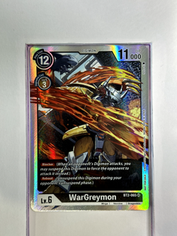 [Alt Art] BT2-065 WarGreymon - Digimon TCG Trading Card Game Holo Foil - Image 1