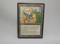 Magic the Gathering FALLEN EMPIRES CONCH HORN MTG Trading Card 1994 #112 - Image 2