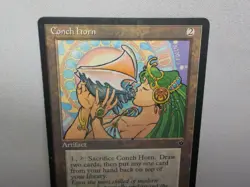 Magic the Gathering FALLEN EMPIRES CONCH HORN MTG Trading Card 1994 #112 - Image 4