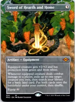 Sword of Hearth and Home (Borderless) Modern Horizons 2, 324 NM - Image 1