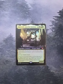 Korvold, Gleeful Glutton (Extended Art) Commander: Wilds of Eldraine Foil - Image 1