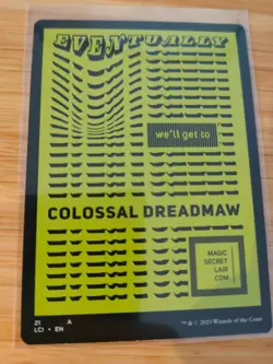 MTG Dinosaur Token 0010 Lost Caverns Of Ixalan M/NM Free UK P&P - Image 2