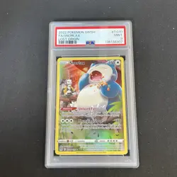2022 POKEMON SWORD & SHIELD LOST ORIGIN #TG10 FULL ART/SNORLAX PSA 9 - Image 1