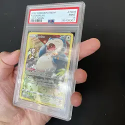 2022 POKEMON SWORD & SHIELD LOST ORIGIN #TG10 FULL ART/SNORLAX PSA 9 - Image 3
