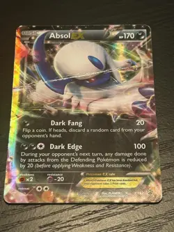Pokemon Absol EX XY62 Black Star Promo Ultra Rare Holo - HP - Image 1