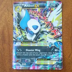Pokemon TCG M Absol EX Mega XY63 XY Promo Holo Darkness Type Collectible Card - Image 1