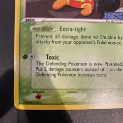 Pokemon Card EX Unseen Forces Reverse Holo Shuckle 47/115 - Image 2