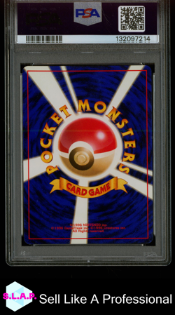 BROCK'S RHYDON HOLO POKEMON JAPANESE GYM 1998 112 PSA 8 - Image 2