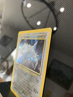 Pokemon TCG Steelix Neo Genesis Holo Rare Card 15/111 Damaged - Image 2