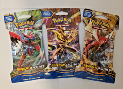 Pokemon TCG BREAKpoint Blister Pack Lot (x3) - Sealed Booster Packs - Image 1
