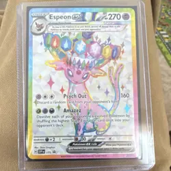 Pokemon TCG Espeon ex Tera Holo SVP 175 Card 2025 Umbreon Art Nintendo English - Image 1