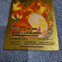 Pokemon Charizard VMAX HP330 Gold Foil Fan Art Card 020/189 - Image 2