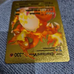 Pokemon Charizard VMAX HP330 Gold Foil Fan Art Card 020/189 - Image 4
