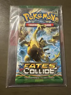 Pokemon TCG Fates Collide Booster Pack of 10 Cards - Factory Sealed - Brand New! - Image 1