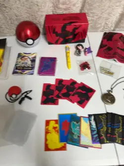 Pokemon Items Random Bundle | Gift WOTC Job Lot Card Sleeves Box Binder Pen Vtg - Image 3
