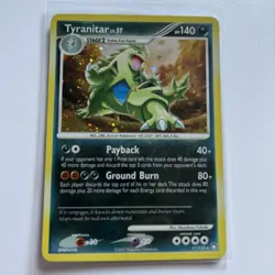Pokemon TCG - Tyranitar - 17/123 - Mysterious Treasures - Holo - Image 1