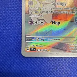 Pokemon Fidough Illustration Rare 213/198 SV01: Scarlet & Violet Base Set Holo - Image 5
