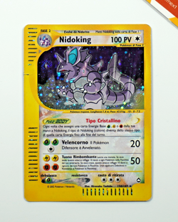 Pokemon Crystal Nidoking 150/147 Aquapolis Italiano Holo - Image 1