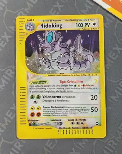 Pokemon Crystal Nidoking 150/147 Aquapolis Italiano Holo - Image 2