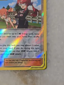 POKEMON MISTY & LORELEI 199/236 REVERSE HOLO COSMIC ECLIPSE TAG TEAM TCG - Image 5