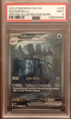 Golisopod ex 246/182 Pokemon Paradox Rift SIR Holo PSA 9 - Image 1