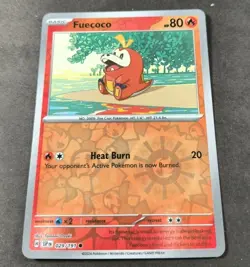 Pokemon Surging Sparks Fuecoco Reverse Holo Common Card 029/191 NM - Image 1