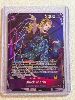 One Piece TCG BLACK MARIA OP08-074 SR ALT ART (TWO LEGENDS) PACK TO SLEEVE NM - Image 1