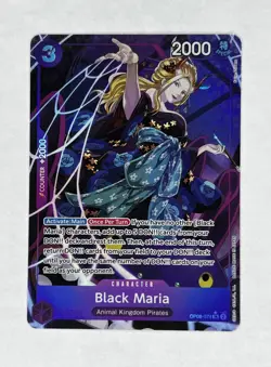Black Maria Alt Art SR OP08-074 - Two Legends - One Piece TCG - Image 1