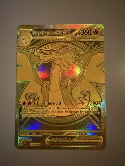 Mega Charizard x EX 130/094 Ultra Mega Rare Phantasmal Flames Pokemon Card TCG - Image 3