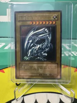 BLUE-EYES WHITE DRAGON ORIGINAL ULTRA SDK-001 (HEAVILY PLAYED) YUGIOH! - Image 1
