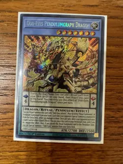 Odd-Eyes Pendulumgraph Dragon DIFO-EN034 NM Secret Rare 1st Edition Yugioh - Image 1