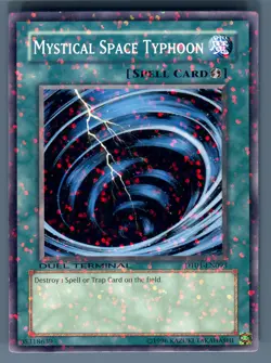 Yugioh Mystical Space Typhoon DT01-EN093 Duel Terminal Light Play Card Confetti - Image 3