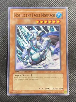 YuGiOh! - Mobius the Frost Monarch GLD2-EN007 Common Limited Edition Near Mint - Image 1