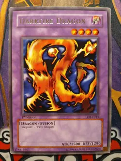 Darkfire Dragon - LOB-E015 - Rare - 1st Edition - EX - Yugioh - GOAT Format - Image 1