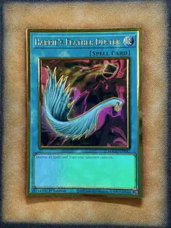 Yugioh Harpie’s Feather Duster MAGO-EN042 Gold Rare 1st Ed NM - Image 1
