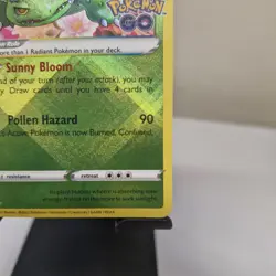 Pokemon Radiant Venusaur 004/078 Pokemon Go NM Holo (#1) - Image 4