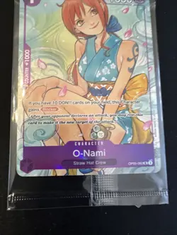 O-Nami OP05-062 Full Art Promo One Piece Illustration Box Vol. 1 Promo Foil - Image 4