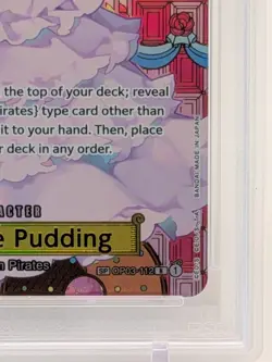 One Piece OP03-112 Two Legends - Charlotte Pudding (SP Alternate Art) PSA 10 - Image 3