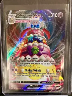 Pokemon Champions Path Alcremie VMAX 023/073 Holo NM - Image 1