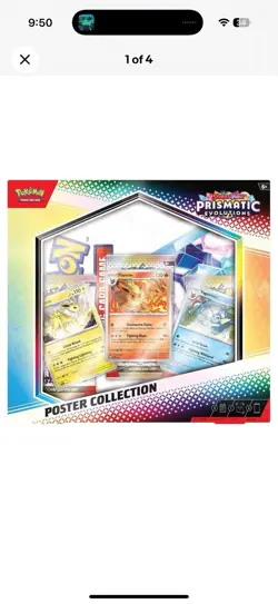 6 X Pokemon TCG Scarlet & Violet - Prismatic Evolutions - Poster Collection Box - Image 1