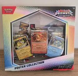 NEW Pokemon TCG Scarlet & Violet Prismatic Evolutions Poster Collection Box - Image 1