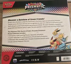 NEW Pokemon TCG Scarlet & Violet Prismatic Evolutions Poster Collection Box - Image 5