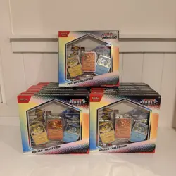 10x Pokemon Scarlet And Violet Prismatic Evolutions Poster Collection - SEALED - Image 1