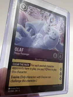 Disney Lorcana Shimmering Skies - Olaf - Happy Passenger - 50/204 - FOIL - Image 4