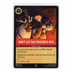 Dont Let The Frostbite Bite Disney Lorcana Shimmering Skies 129/204 - Image 1