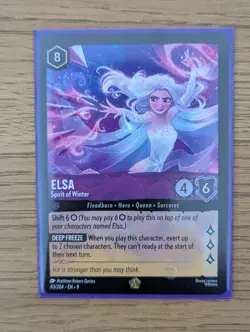 Elsa Spirit of Winter - Fabled - 43/204 - Legendary - Disney Lorcana Card - Image 1