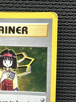 Erika 16/132 Holo Rare Gym Heroes Set English WOTC HP Pokemon TCG Trainer - Image 4