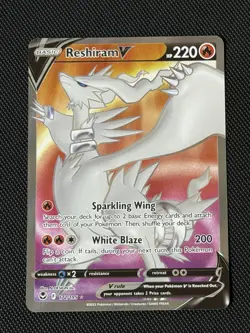 Pokemon SWSH12: Silver Tempest #172/195 Reshiram V (Full Art) NM - Image 1